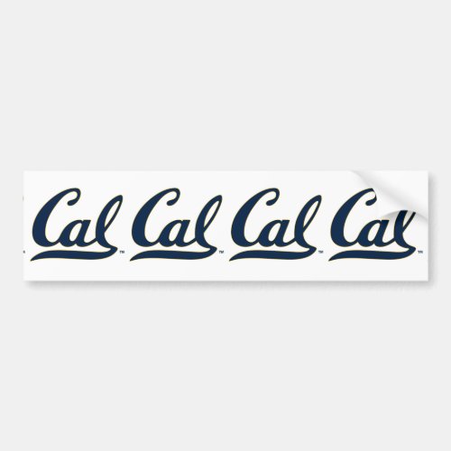 UC Berkeley Cal Logo Blue Bumper Sticker