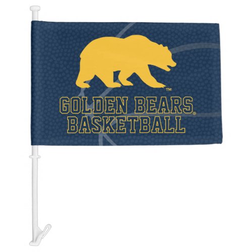 UC Berkeley Golden Bears Basketball Car Flag