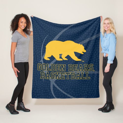 UC Berkeley Golden Bears Basketball Fleece Blanket
