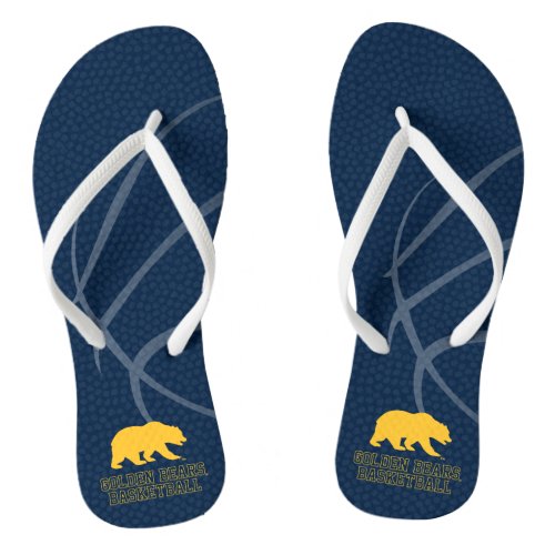 UC Berkeley Golden Bears Basketball Flip Flops