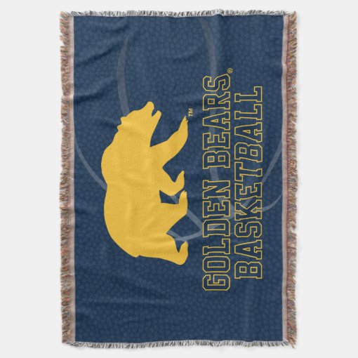 Uc Berkeley Golden Bears Basketball Throw Blanket Zazzle