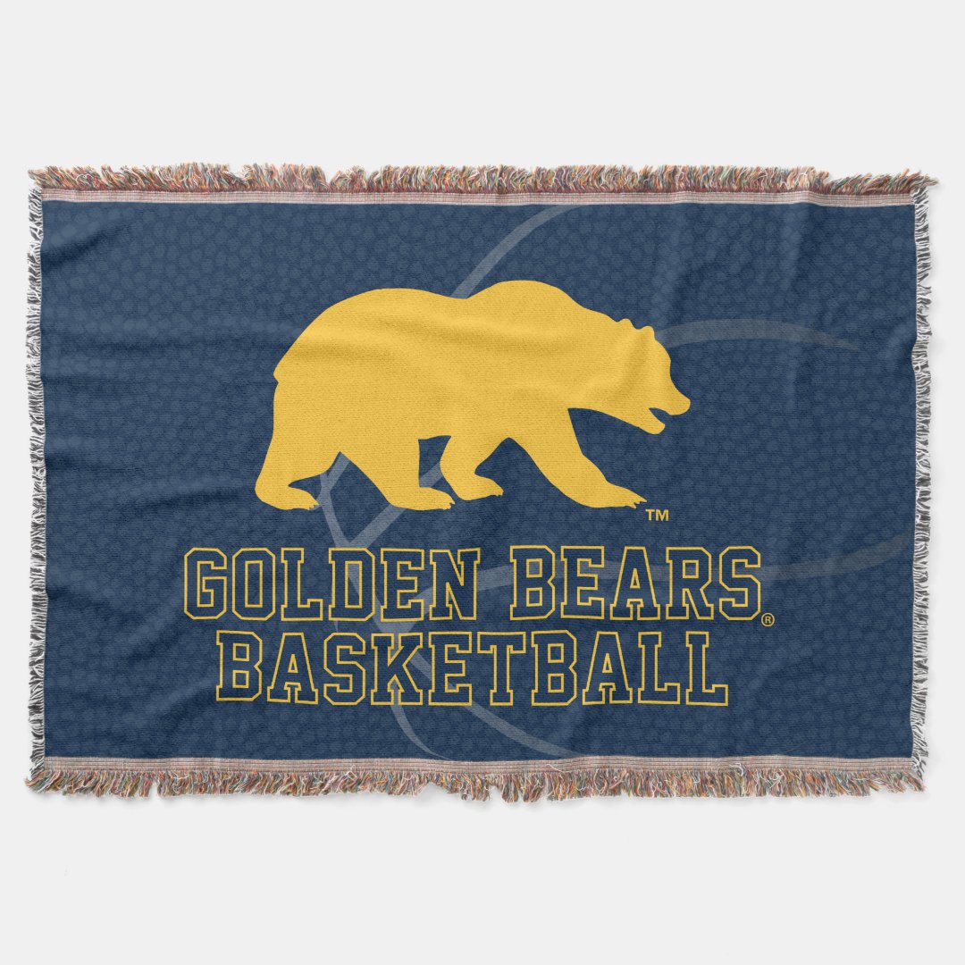 Uc Berkeley Golden Bears Basketball Throw Blanket Zazzle