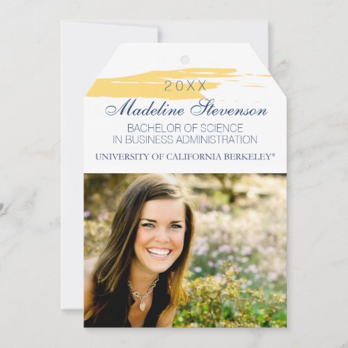 UC Berkeley Graduation Announcement