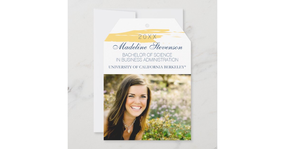 UC Berkeley Graduation Announcement Zazzle