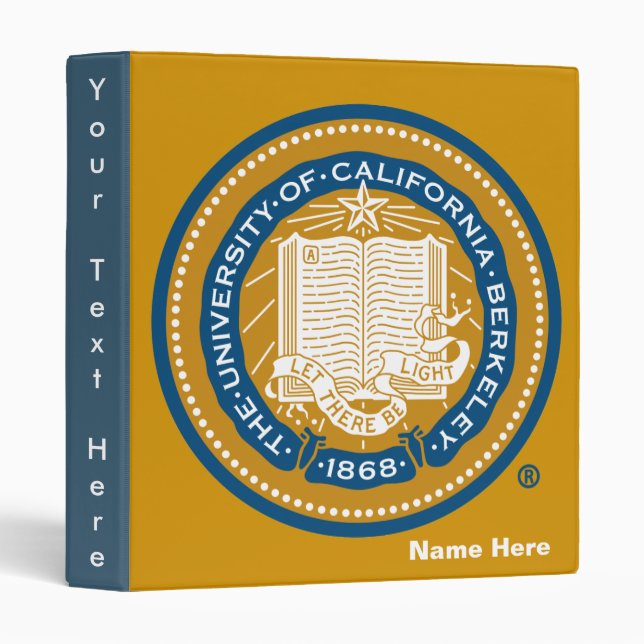 UC Berkeley School Seal Binder (Front/Spine)