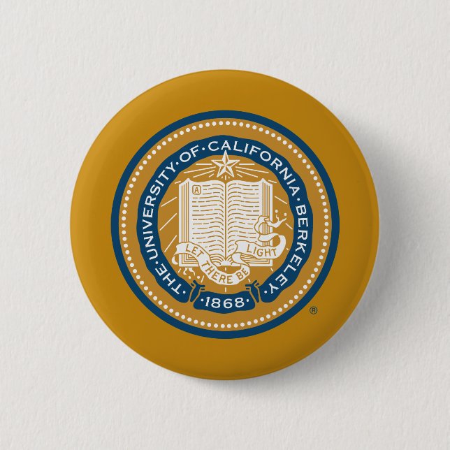 UC Berkeley School Seal Button (Front)