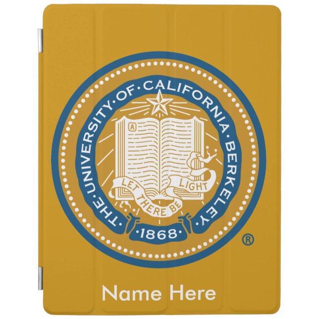 UC Berkeley School Seal iPad Smart Cover (Front)