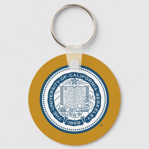 UC Berkeley School Seal Keychain