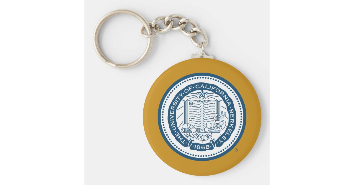 UC Berkeley School Seal Keychain | Zazzle.com