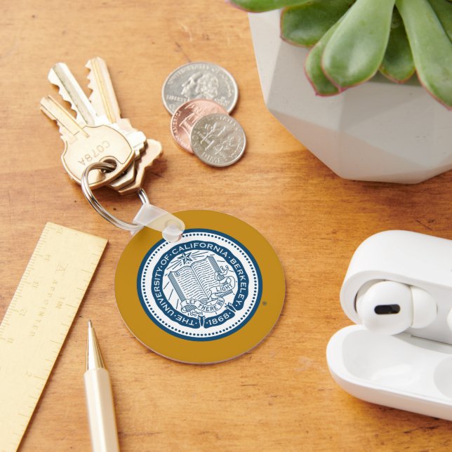 UC Berkeley School Seal Keychain (Desk)