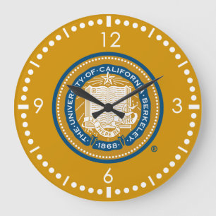 UC Berkeley School Seal Large Clock