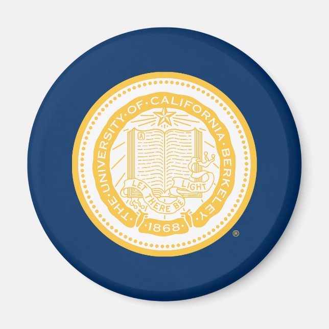 UC Berkeley School Seal Magnet (Front)