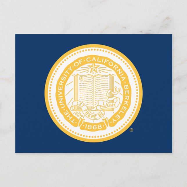 UC Berkeley School Seal Postcard (Front)