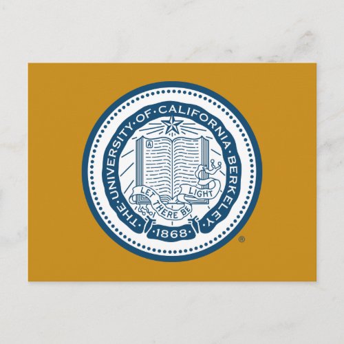 UC Berkeley School Seal Postcard