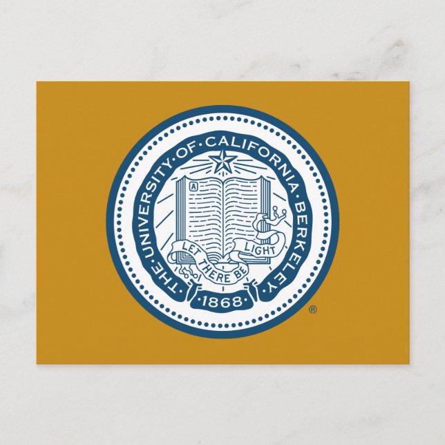 UC Berkeley School Seal Postcard (Front)