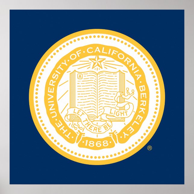 UC Berkeley School Seal Poster (Front)