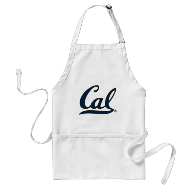 UC Berkley logo Blue Adult Apron (Front)