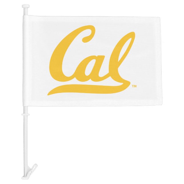 UC Berkley logo Golden Car Flag (Front)