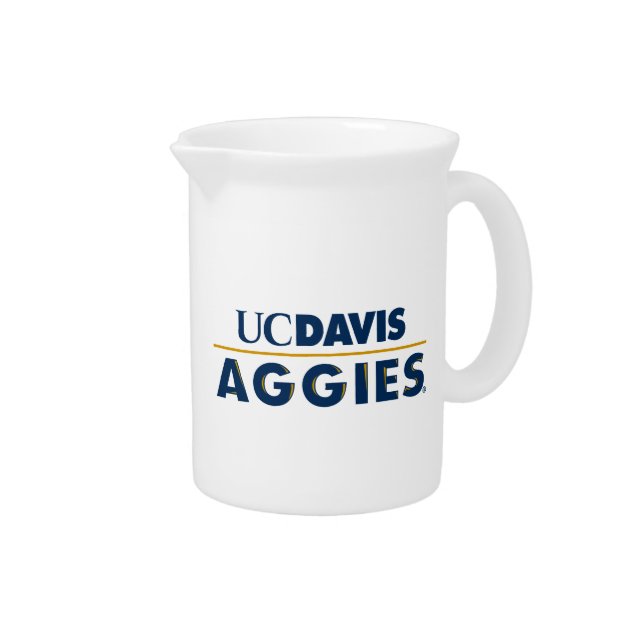 UC Davis Aggies Wordmark Beverage Pitcher (Right)