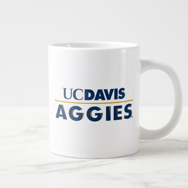 UC Davis Aggies Wordmark Giant Coffee Mug (Right)