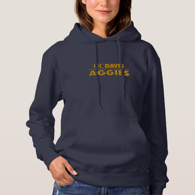 UC Davis Aggies Wordmark Hoodie (Front)