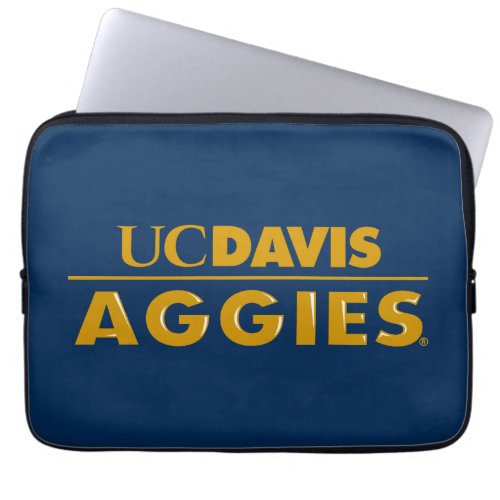 UC Davis Aggies Wordmark Laptop Sleeve