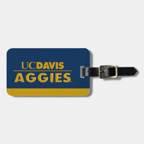 UC Davis Aggies Wordmark Luggage Tag