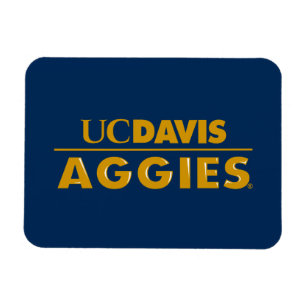 UC Davis Aggies Wordmark Magnet