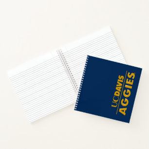 UC Davis Aggies Wordmark Notebook