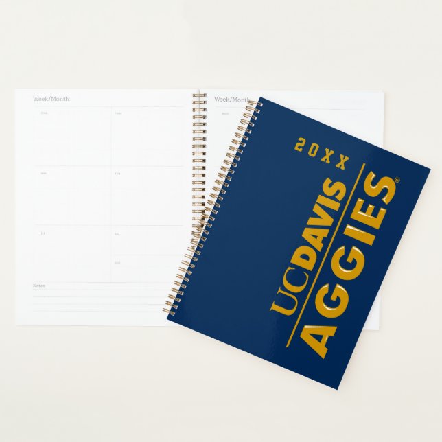 UC Davis Aggies Wordmark Planner (Display)