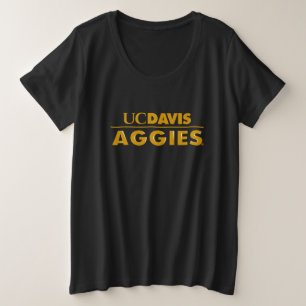 UC Davis Aggies Wordmark Plus Size T-Shirt