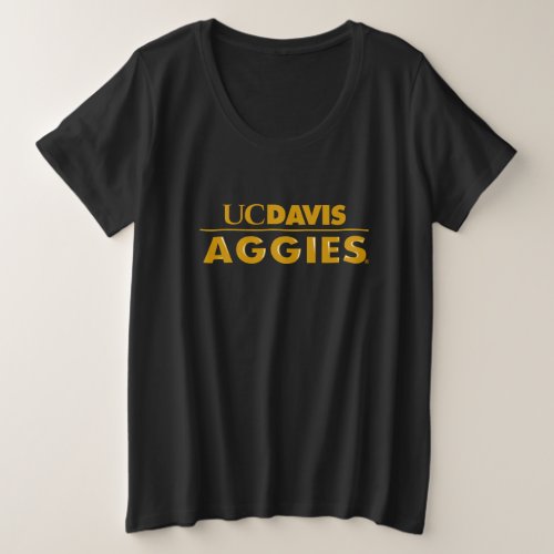 UC Davis Aggies Wordmark Plus Size T_Shirt