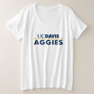 UC Davis Aggies Wordmark Plus Size T-Shirt