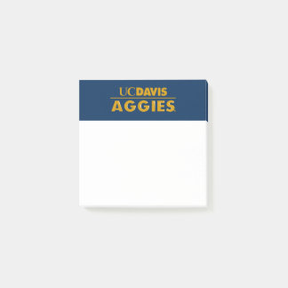 UC Davis Aggies Wordmark Post-it Notes