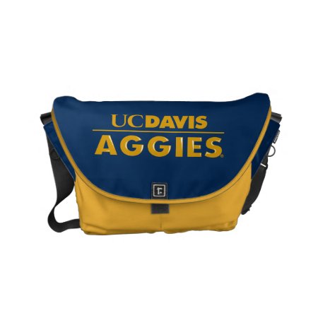 Uc Davis Aggies Wordmark Small Messenger Bag