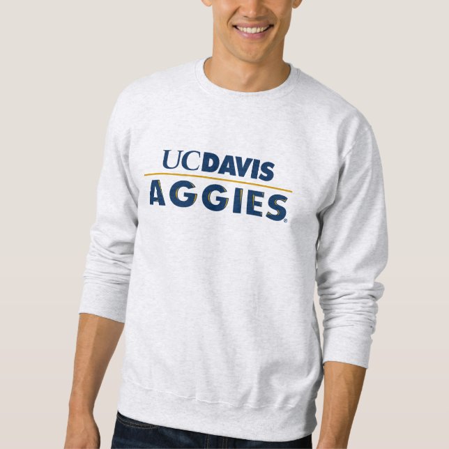 UC Davis Aggies Wordmark Sweatshirt (Front)