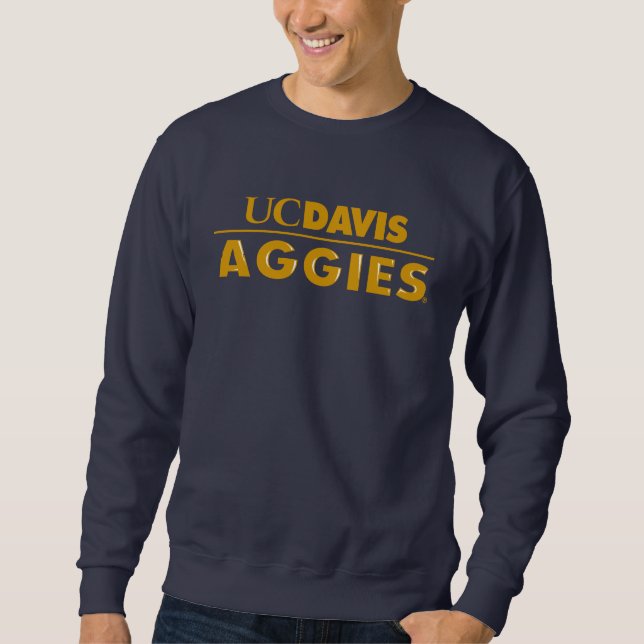 UC Davis Aggies Wordmark Sweatshirt (Front)