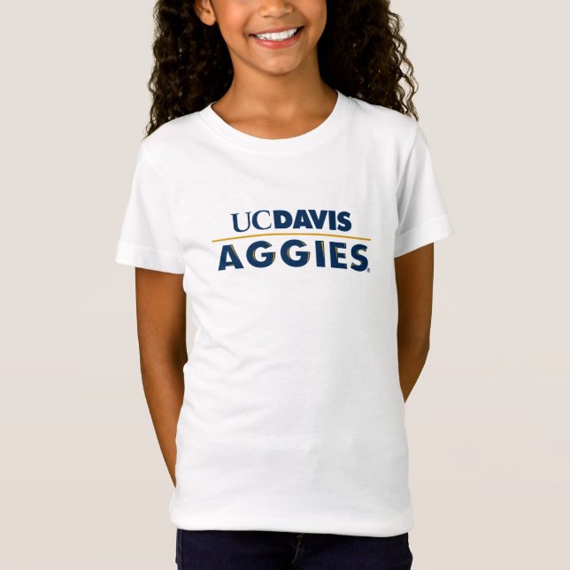UC Davis Aggies Wordmark T-Shirt (Front)