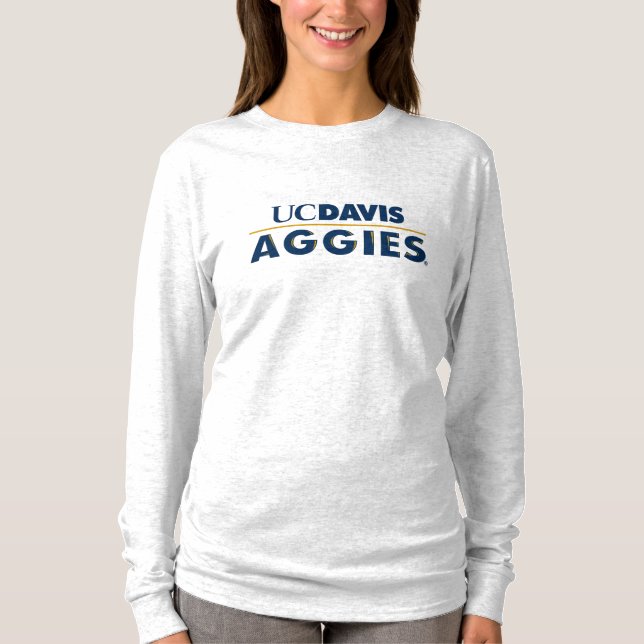 UC Davis Aggies Wordmark T-Shirt (Front)