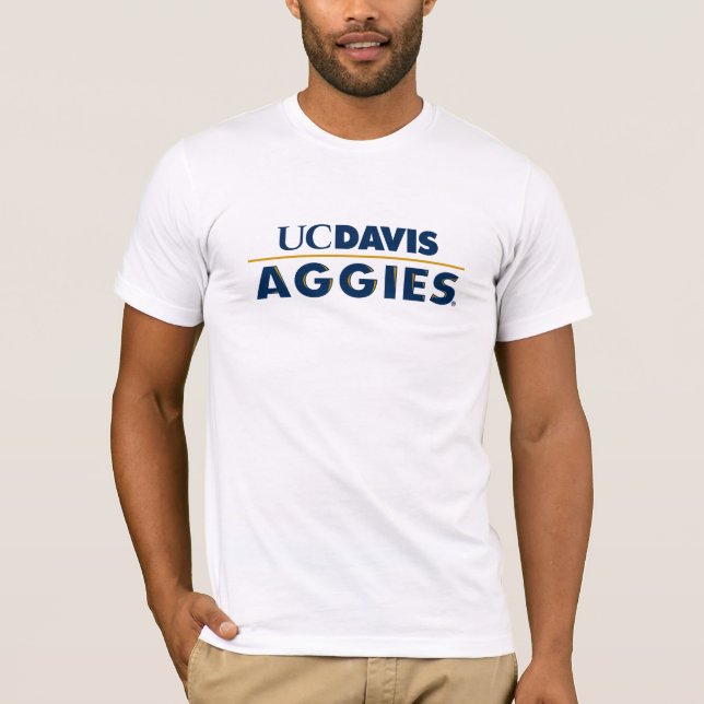 UC Davis Aggies Wordmark T-Shirt (Front)