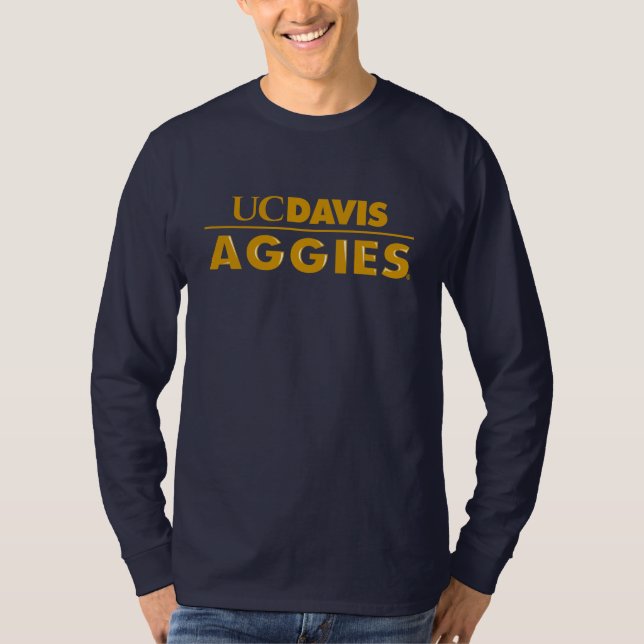 UC Davis Aggies Wordmark T-Shirt (Front)