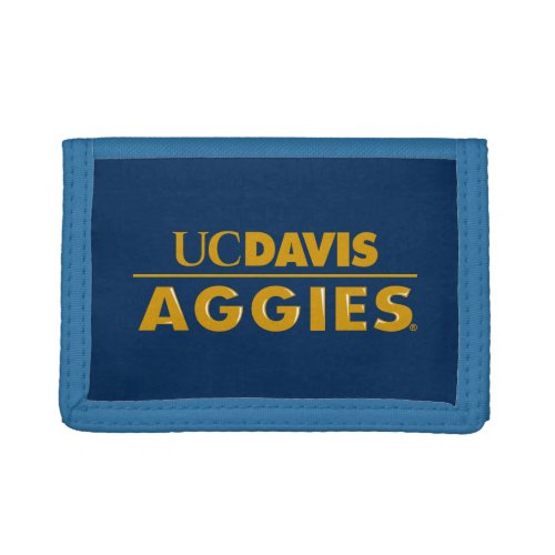 UC Davis Aggies Wordmark Trifold Wallet