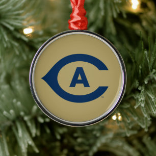 UC Davis C 2 Metal Ornament