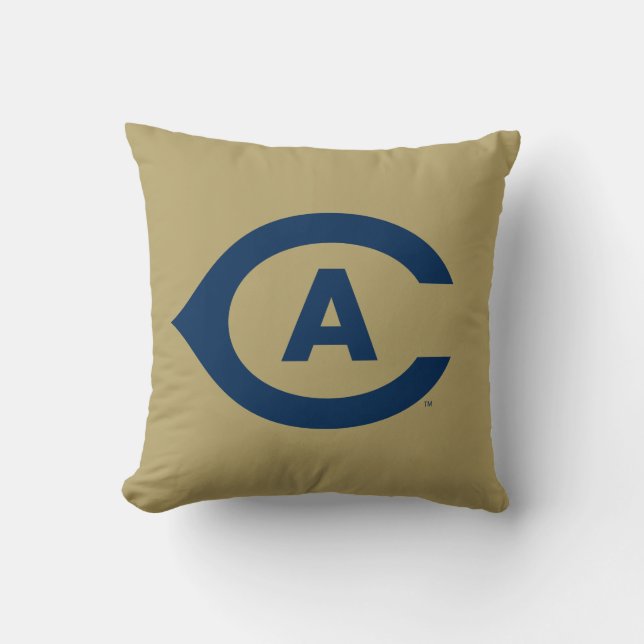UC Davis C 2 Throw Pillow (Front)