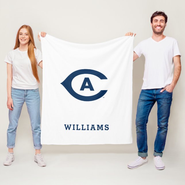 UC Davis C | Add Your Name Fleece Blanket (In Situ)