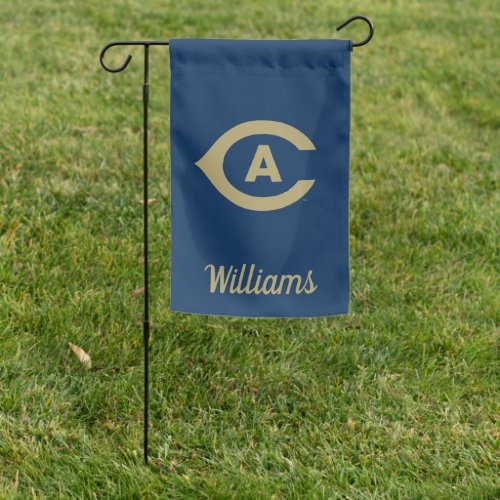 UC Davis C  Add Your Name Garden Flag