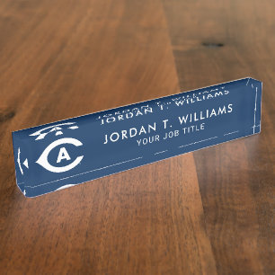 UC Davis C Desk Name Plate