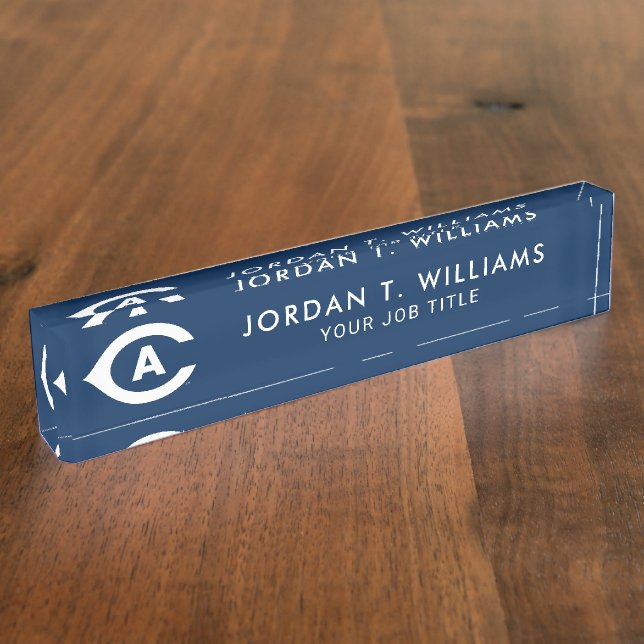 UC Davis C Desk Name Plate (Side)