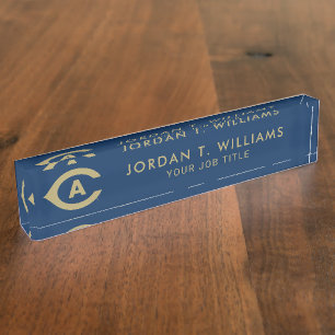 UC Davis C Desk Name Plate