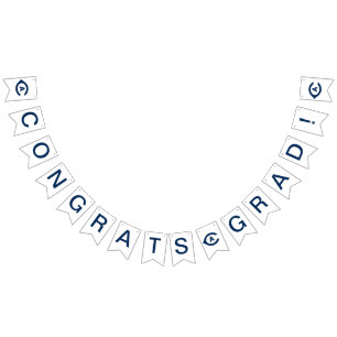 UC Davis C Graduation Bunting Flags